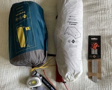 Vente de matériel de camping